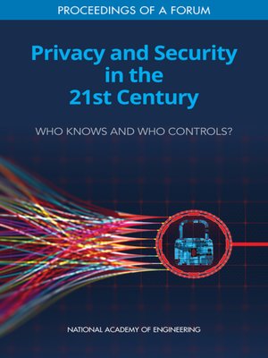cover image of Privacy and Security in the 21st Century